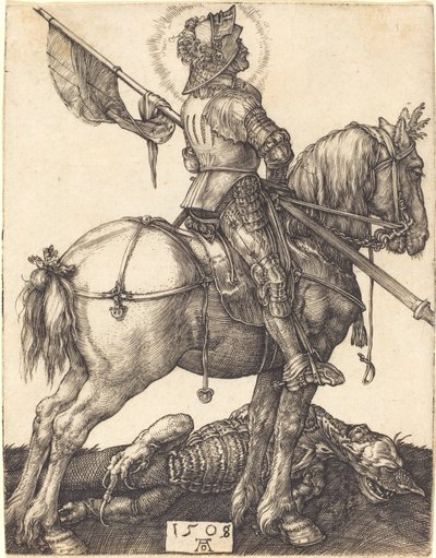 Saint George on Horseback by Albrecht Dürer